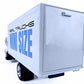 Shop72 Toys, Customize Diecast Trucks as Gifts for Truckers Friends or Employees. Customize Replica of International 4200 Box Truck with Your Logo