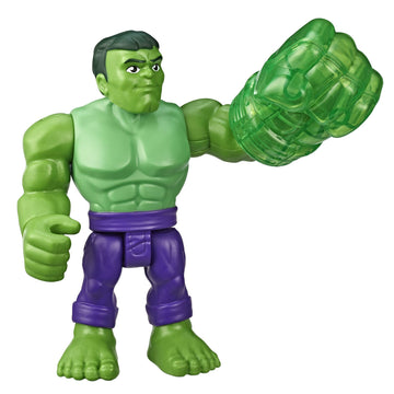 Playskool Heroes Marvel Super Hero Adventures Collectible 5" Hulk Action Figure with Gamma Fist Accessory, Toys for Kids Ages 3 & Up