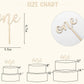 CANTLY First Birthday One Wooden Cake Topper