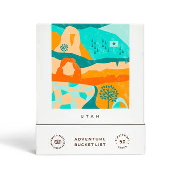Utah Adventure Bucket List: 50 Scratch-Off Cards for Outdoor Activities, Tourist Attractions, and Road Trips - Perfect Travel Gift and Guide