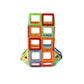 JDBF Magnetic Building Tiles Set for Kids, STEM Educational Construction Toy with Strong Magnets, Colorful Magnetic Blocks for Creative Play, Ages 3+