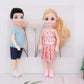 Lembani 5 Inch Mini Dolls - 10 Pcs Dollhouse People Set, Small Doll for Girls and Boys, Doll House Accessories Birthday