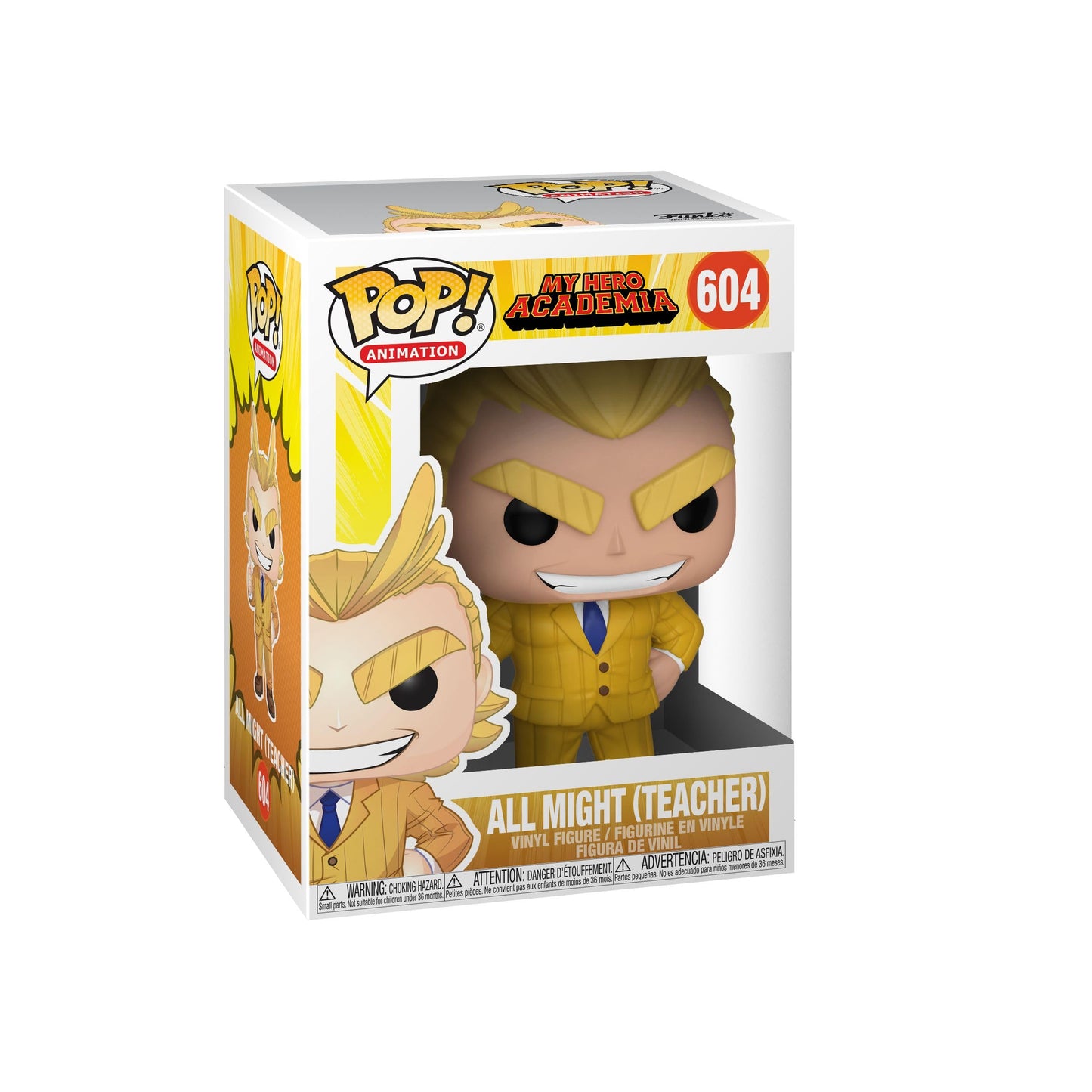 Funko 42932 POP! Vinyl MHA S3 - Teacher All Might My Hero Academia Collectible Figure, Standard, Multicolor