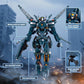 HIGH GODO Attacker Mech Robot Transforming Building Blocks Set for Adults,City Warrior Justice Hero Soldier Mech Model Building Kit, Cool Creative