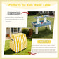 Kids Water Table Cover,Outdoor Heavy Duty 600D Waterproof Toddler Water Play Table Cover,Compatible with GoSports Splash Station Water Table,Designed