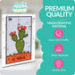 Waterproof Mexican Bingo Game for 20 Players | 12" x 8" Boards | Shuffleable Card Deck | No Stereotypical Characters | Great for Schools, Cinco de