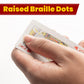 BozenTek Braille Playing Cards for The Visually Impaired - Best Gifts for Blind Adults, Braille Poker for Learn Braille, Perfect for Games and Family