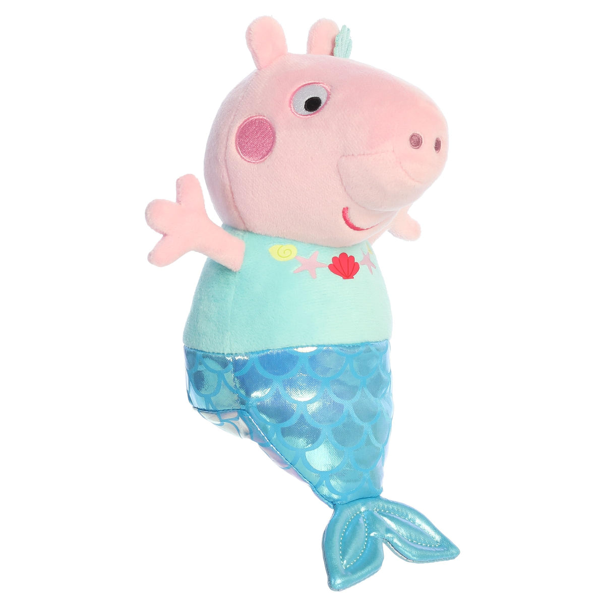 Aurora Peppa Pig 6" Peppa Pig Mermaid Playful Plush