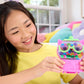 Polly Pocket JKC50 Watermelon Kitten Travel Toy Set with 1 Mini Figure, Animal, Cup Carousel, Rocking Swing and Accessories with Fruit Theme