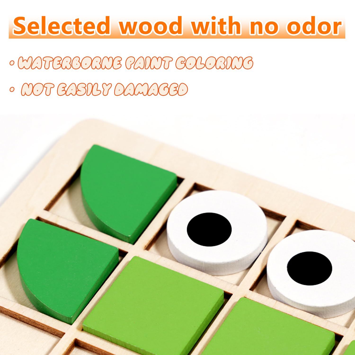 Mosaic Shape Wooden Pattern Blocks Puzzle, 120 PCS Wooden Pattern Blocks with 20 Pcs Reference Cards,Kindergarten Classic Educational Geometric Shape