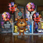GeRRiT 5pc Birthday Party Foil Balloons For Five Nights at Freddy's Party Decorate Supplies For Five Nights at Freddy's