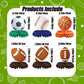 12pcs Sports Themed Birthday Party Decorations Sports Table Honeycomb Centerpieces Football Basketball Baseball Soccer Table Centerpieces Boy's