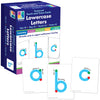 Key Education 26-Piece Textured Touch and Trace Cards Lowercase Letters, Color-Coded Letter Tracing Flash Cards, Multisensory Alphabet Cards