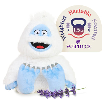 warmies Microwavable & Weighted Stuffed Animals, Bumble - Heated Stuffed Animal Plushie for Warmth & Comfort - Cute Soft Plush Toys for Adults