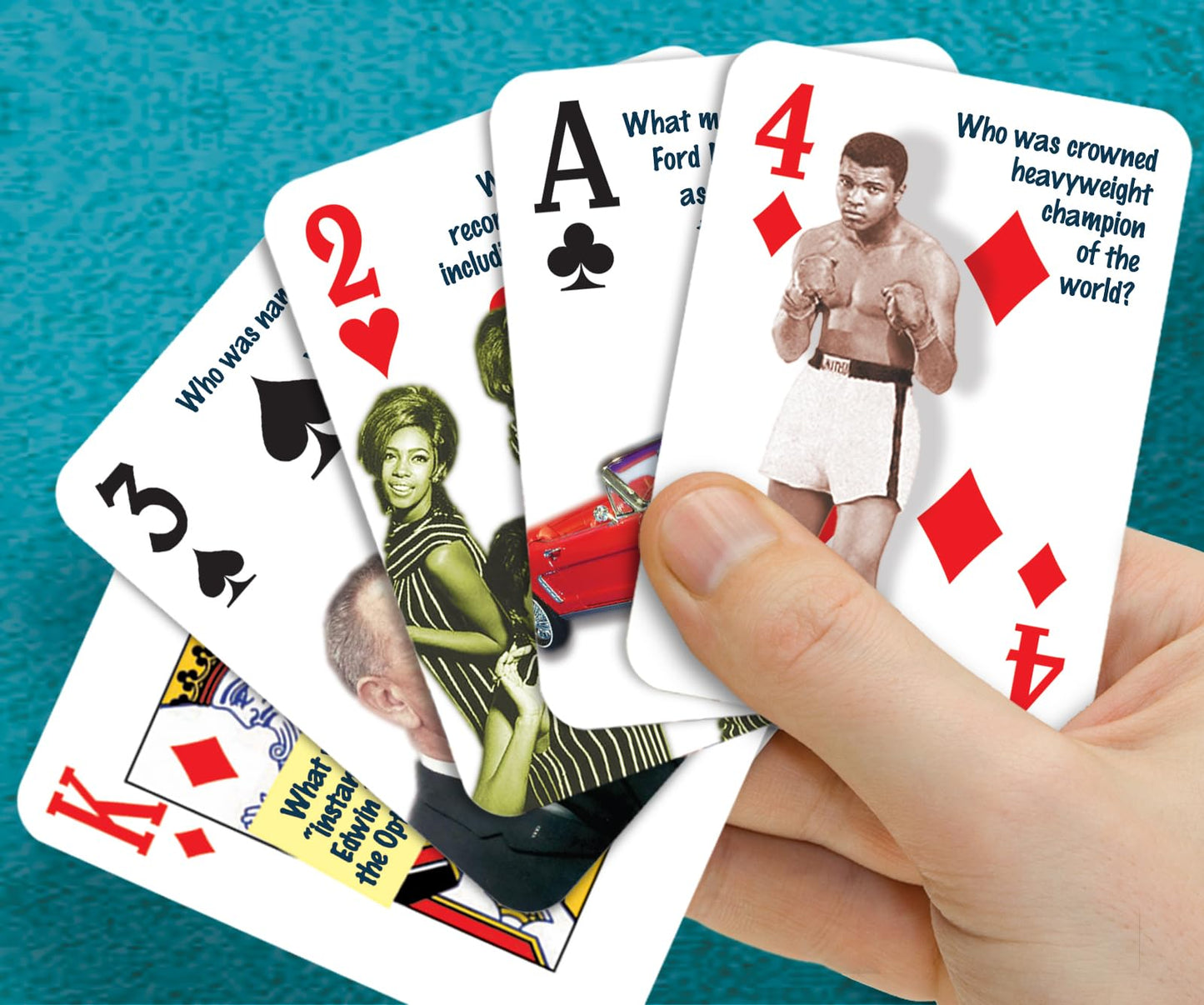Flickback 1965 Trivia Playing Cards: Birthday or Anniversary Cards
