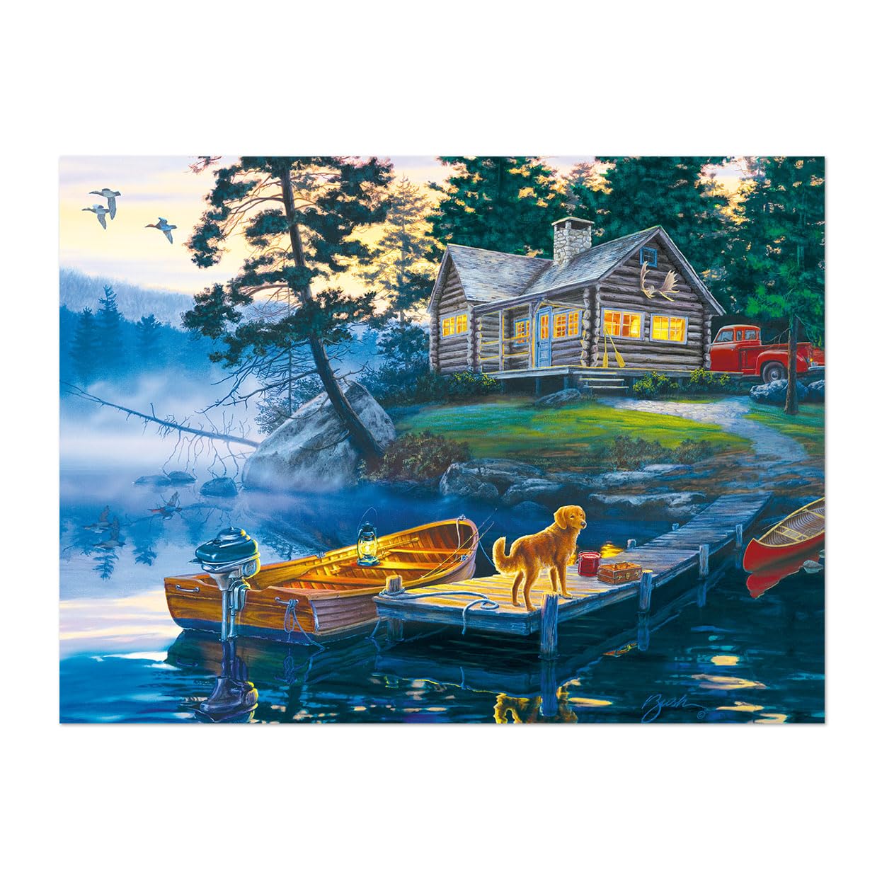 Buffalo Games - Silent Shores - 1000 Piece Jigsaw Puzzle for Adults