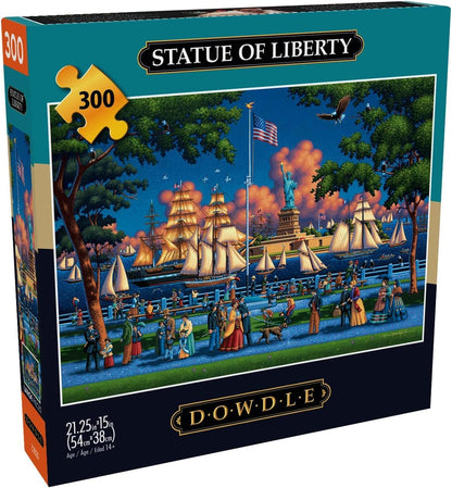 Buffalo Games - Eric Dowdle Statue of Liberty - 300 Piece Puzzle for Adults