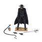 Boss Fight Studio Hero H.A.C.K.S. Zorro, Wave 1 Action Figure - Highly Articulated Figurine with Accessories Including Bullwhip, Rapier, Hat, Cape