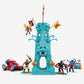 Mattel MEGA Masters of The Universe Eternia Battleground Toy Building Set, Small, HFF28