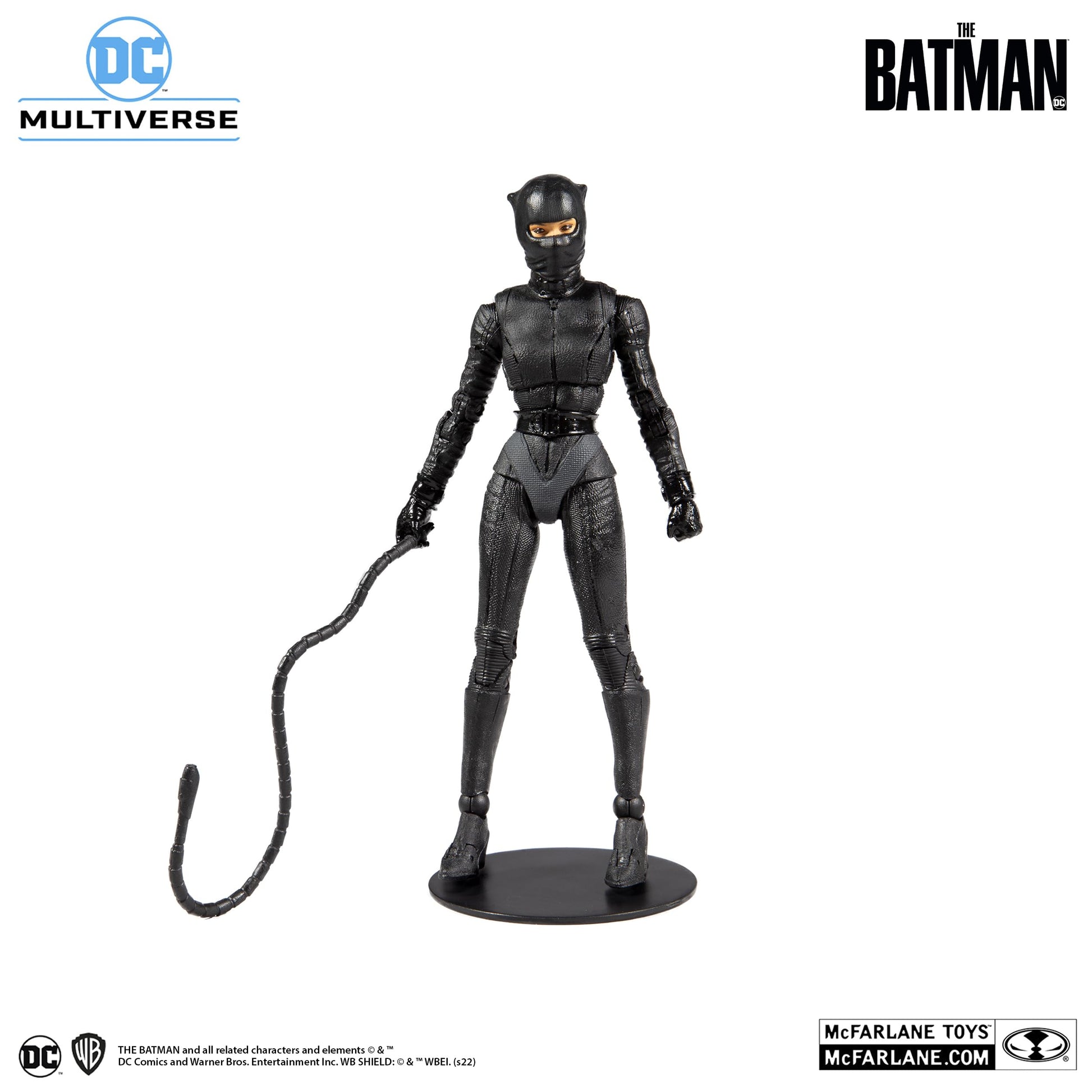 McFarlane Toys Catwoman Mask Halfway (The Batman) Gold Label 7"" Figure, Black