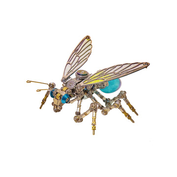Arcynix Mostarle Glow Ant 3D Metal Puzzle Kit, DIY Assembly Model Firefly Magnetic Light Acrylic Wings, Creative Adult Building Kit Gift