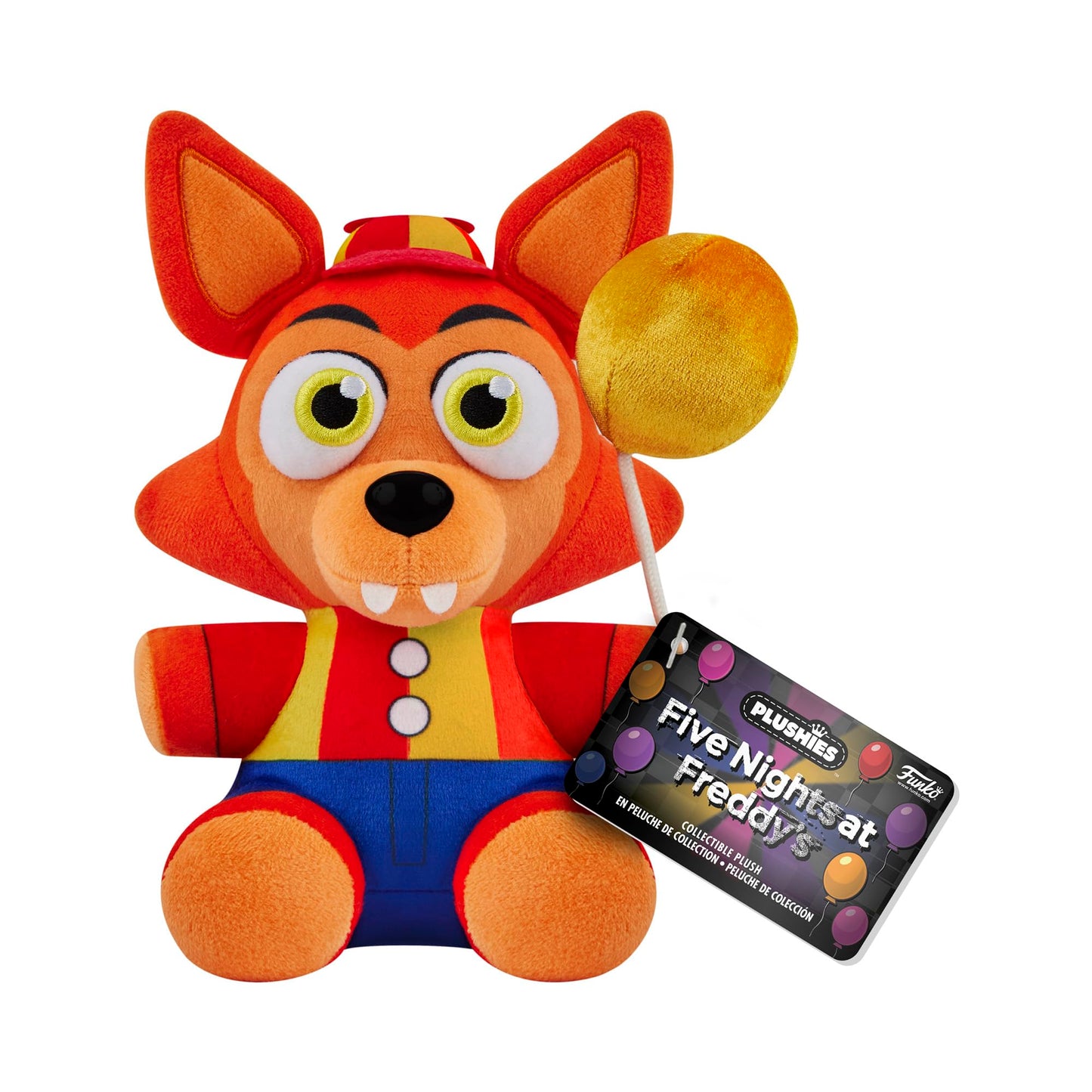 Funko Plush: Five Nights at Freddy's - Balloon Foxy - (CL 7") - Collectable Soft Plush - Birthday Gift Idea - Official Merchandise - Stuffed