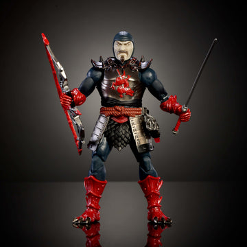 Masters of the Universe Masterverse Action Figure Ninjor, 30 Articulations, 7-inch Motu Toy, Deluxe Design, Armor & Weapon Accessories