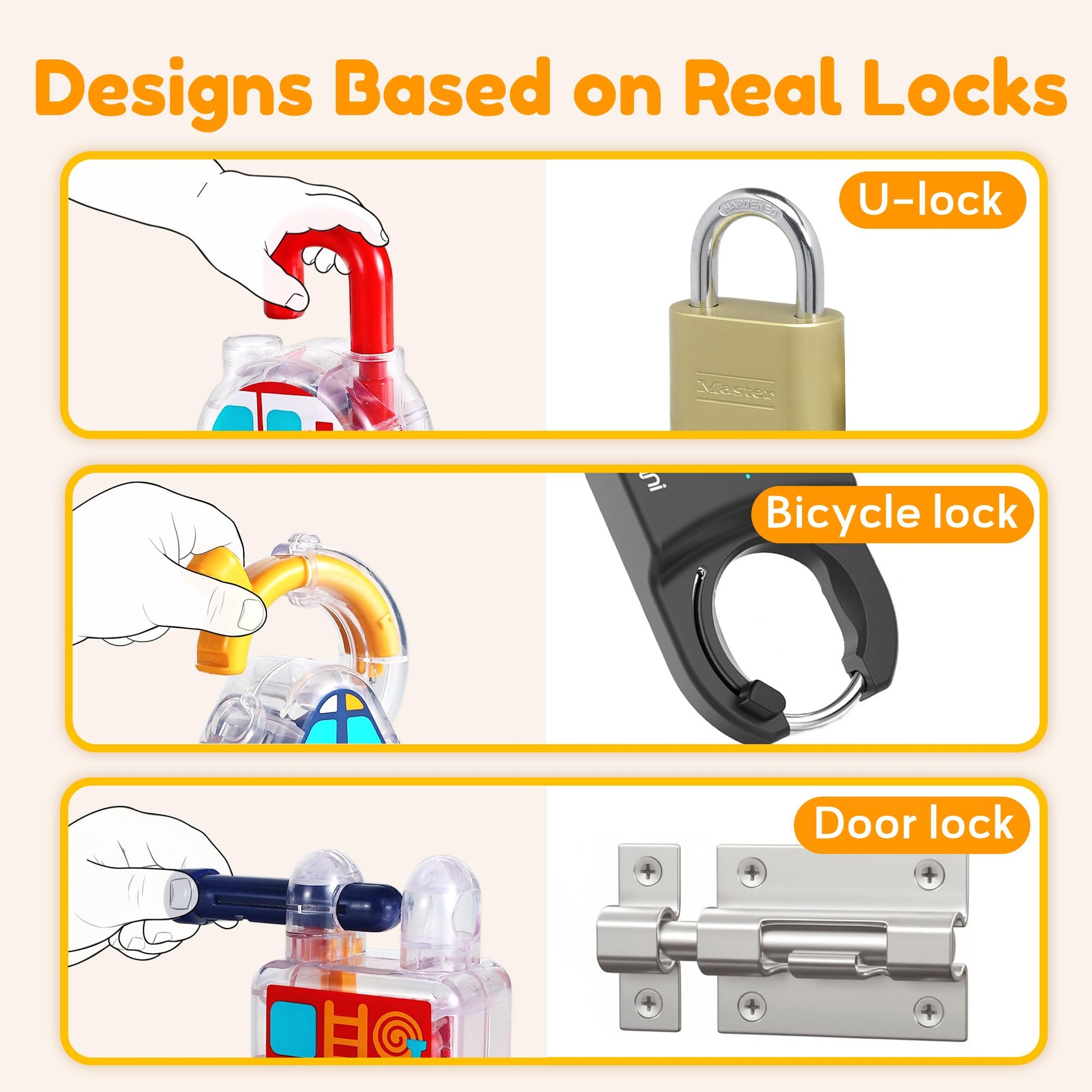 iPlay, iLearn Toddler Key Lock Montessori Toy, Baby Fine Motor Skill Educational Learning Toy, Infant Active Color Shape Match Car, Carseat Travel