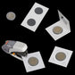300PCS Coin Flips in 6 Sizes Cardboard Coins Holders 2x2 inch Pockets Coin Collection Supplies Album Display Coin Book for Dollars, Penny, Quarter