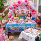 Unique Paw Patrol Party Tablecovers Featuring Skye and Friends, Pink, 54 x 84 Inch, 3 Pack, with Decorative Sparkly Confetti