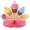 Fun Express - I Scream For Ice Cream Centerpiece for Birthday - Party Decor - General Decor - Centerpieces - Birthday - 1 Piece