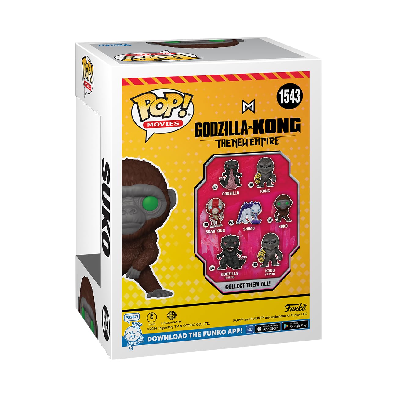 Funko POP! Movies: Godzilla X Kong: The New Empire - Suko - Godzilla Vs Kong - Collectable Vinyl Figure - Gift Idea - Official Merchandise - for Kids