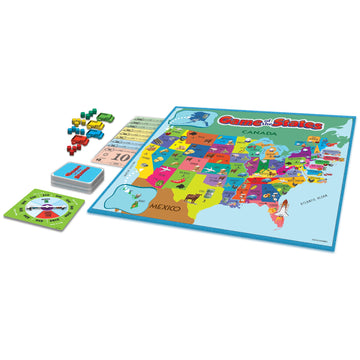 Game of the States, Kids Pick Up & Deliver Game, by Winning Moves Games USA