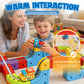 3D Infinity Cube Track Magnetic Electric Train Set for Kids 4 6 7 8,Toy Vehicle Playsets for Toddlers 3-5 Train Set Learning Gift,88 Pcs/2 car
