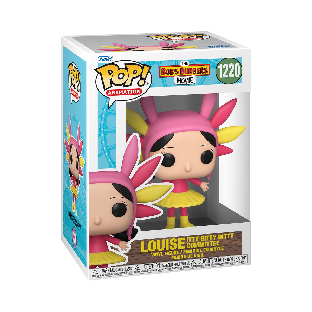 Funko POP! Animation: Bob's Burgers - Louise Belcher (Band) - Figurine