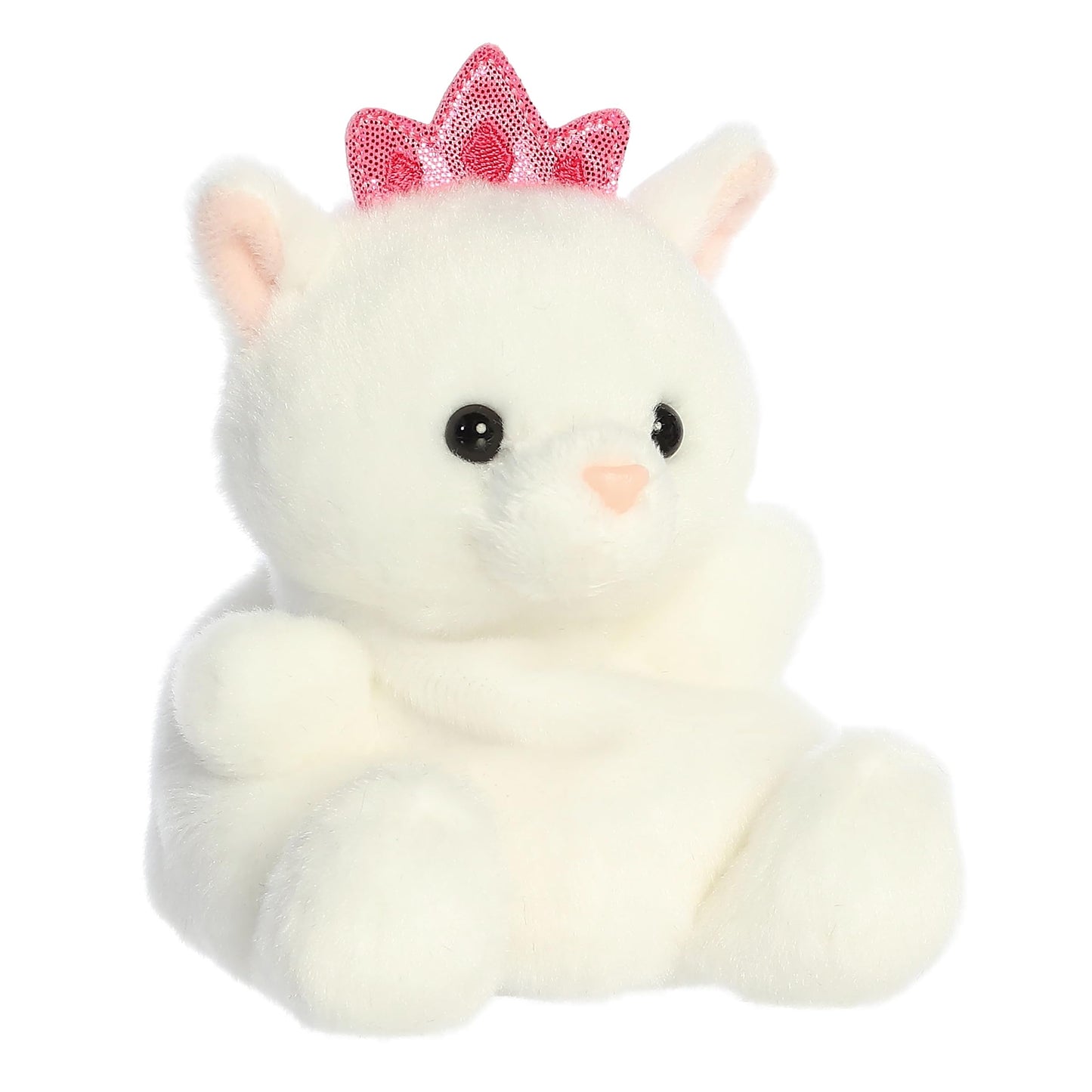 Aurora® Adorable Palm Pals™ Priscilla Princess Kitty™ Stuffed Animal - Fun Collectible Plush for Kids and Adult Collectors - Perfect for Decorating