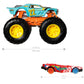 Hot Wheels Monster Trucks Night Shifter 1:64 Scale Die-Cast Truck With Connect And Crash Car For Kids