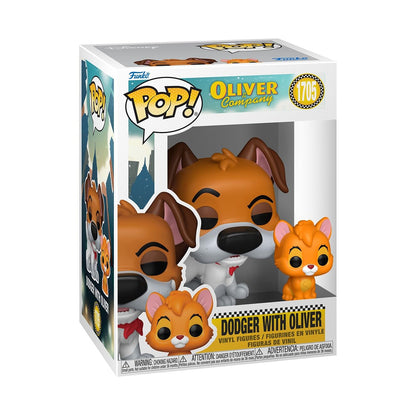 Funko POP! & Buddy: Disney Oliver & Company - Dodger (1 in 6 Chase Chance)