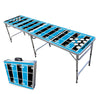8-Foot Professional Beer Pong Table w/Cup Holes - Carolina Football Field