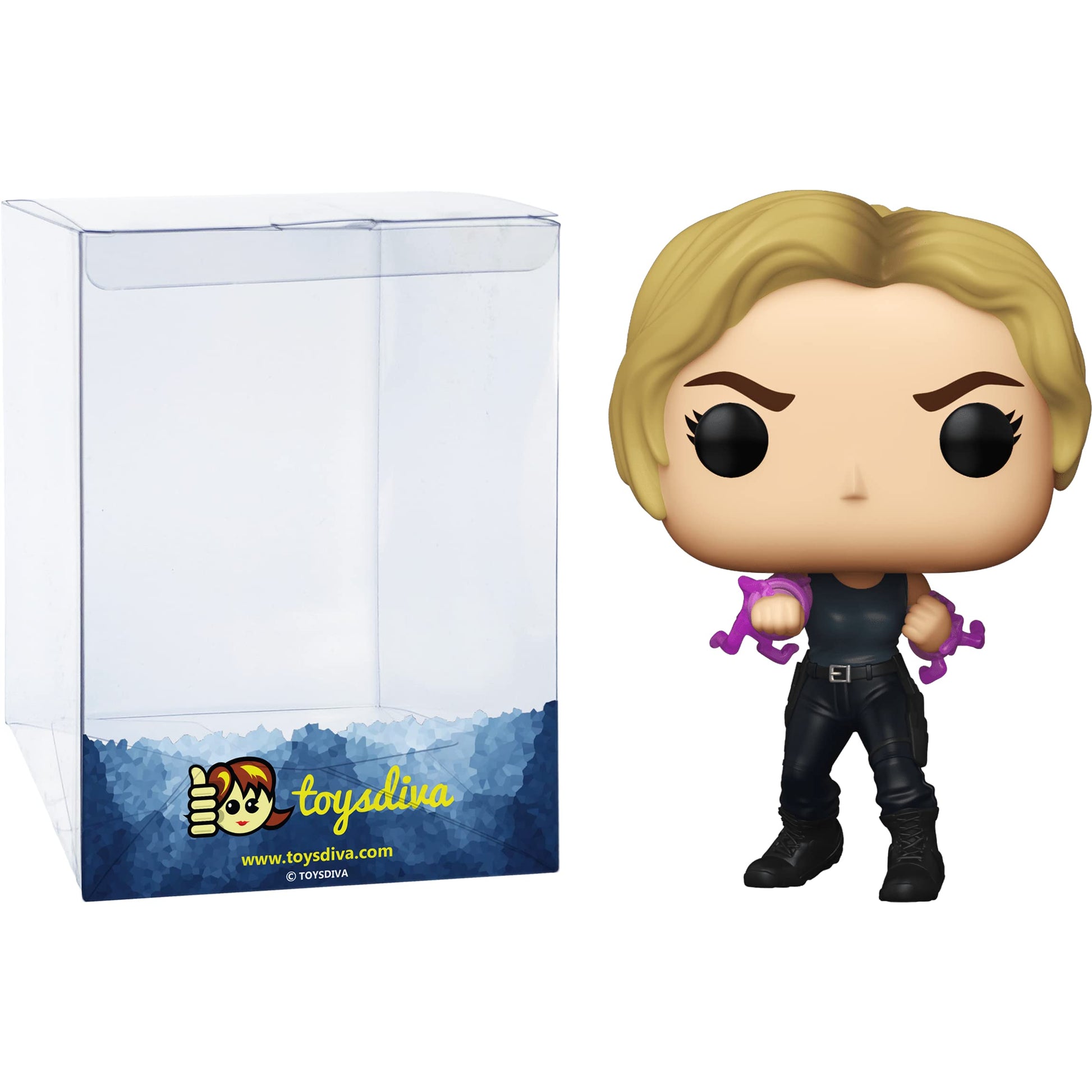 Funko Sonya Blade: P o p ! Movies Vinyl Figurine Bundle with 1 Compatible 'ToysDiva' Graphic Protector (1056-53852 - B)