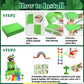 whumsdog St. Patrick's Day DIY Leprechaun Trap Kit for Kids- Craft Catch a Leprechaun Trap Set with Cauldron Kettles, Theme Stickers, Shamrock Coins |