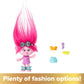 Mattel DreamWorks Trolls Band Together Hair Pops Small Doll, Queen Poppy with Removable Clothes & 3 Surprise Accessories