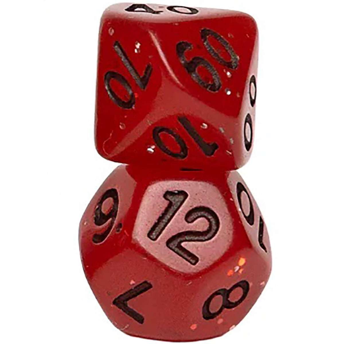 Sirius Dice Stranger Things Mini Dice Cup - Vecna - 7pc Red & Black Polyhedral Set, Detailed Character Sculpt On Glass Cup, Collectible RPG