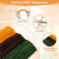 NITUMIR 300Pcs 8mm Thick Sunflower Pipe Cleaners DIY Flower Bouquet Kit