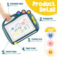 Daisiki Magnetic Drawing Board, Toddler Toys for Age 1 2 3 Boys Girls, Sketch Pad, Birthday Easter Christmas Halloween Kids Toy Gifts for Boys