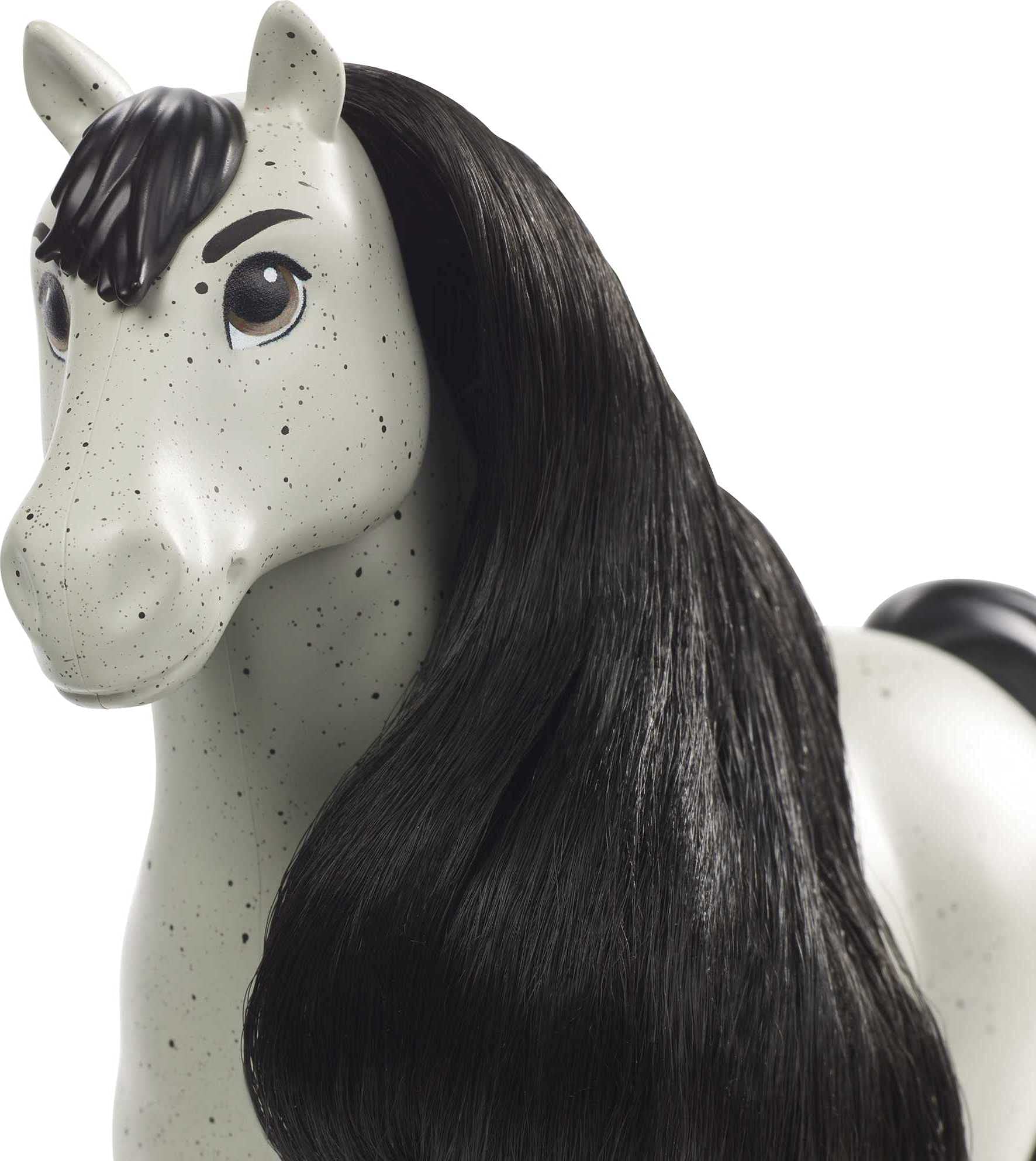 Mattel Spirit Untamed Horse Toy, Herd Horse (Approx. 8-inch) with Moving Head, Long Mane, Playful Stance & Beautiful Color