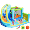 Doctor Dolphin Inflatable Water Slide, Water Bounce House for Kids, Waterslide Bounce House for Backyard, Blow Up Bouncy House for Outdoor Wet and Dry