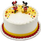 DecoSet® Disney Mickey Mouse and Minnie Mouse Cake Topper, 2-Piece Topper Set, Durable Food-Safe Plastic