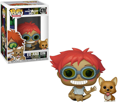 Funko Pop & Buddy Animation: Cowboy Bebop - Edward & EIN Collectible Figure, Multicolor