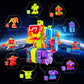 Lydaz 10 Pcs Number Robots Toys for Kids, STEM Educational Learning Action Figure Toys, Number Blocks Bots, Action Figures Toy, Preschool Math Toy
